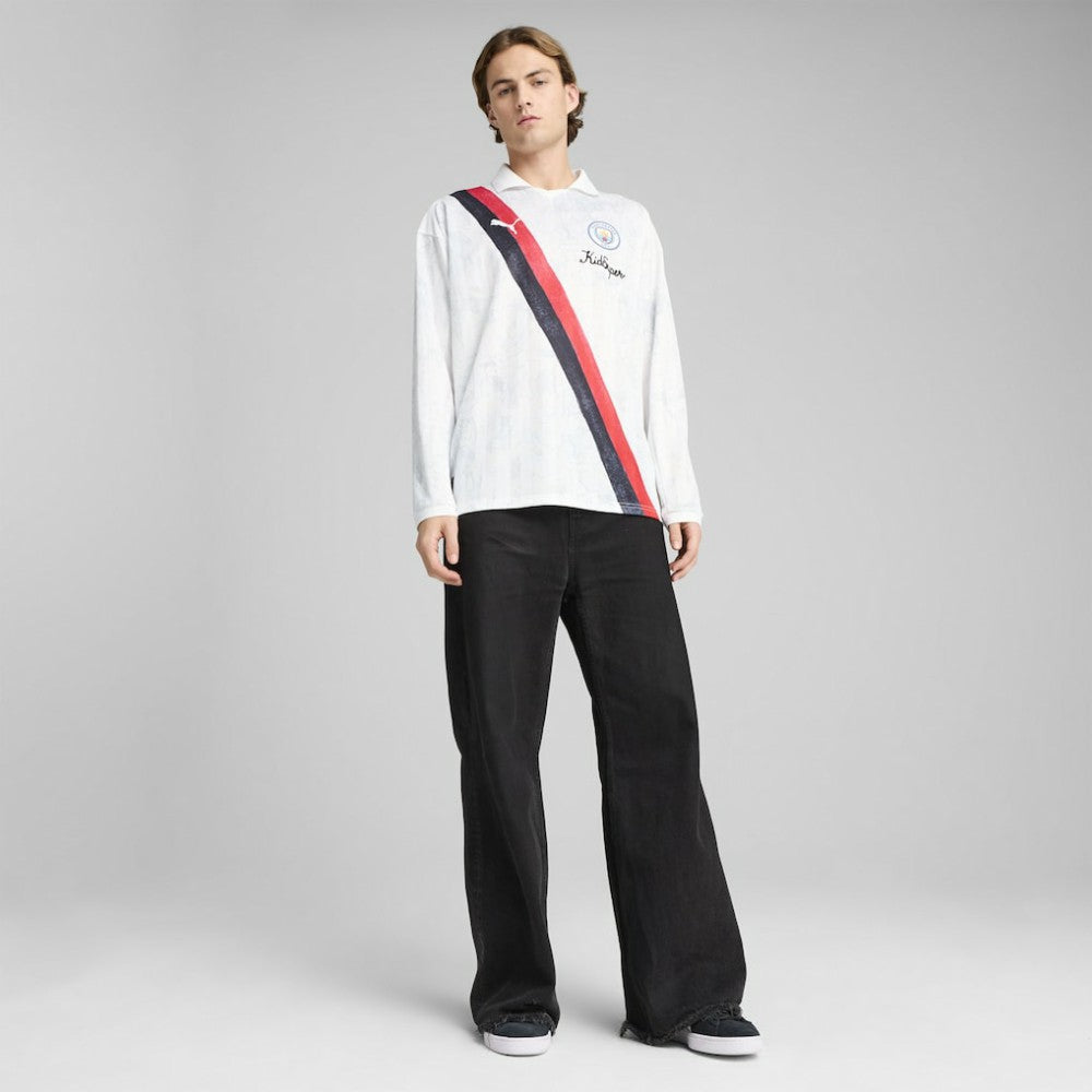 Manchester City x KidSuper 2025 FIFA Club World Cup Retro Long Sleeve T-Shirt White | Puma Online