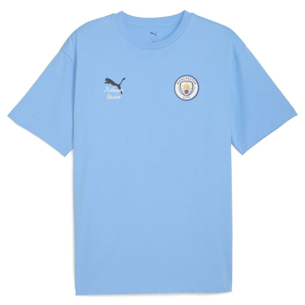 Manchester City x KidSuper 2025 FIFA Club World Cup Graphic T-Shirt Light Blue | Puma Online