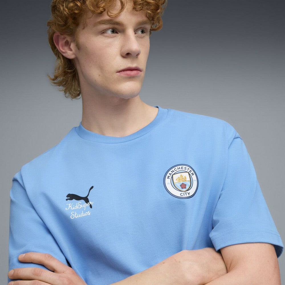 Manchester City x KidSuper 2025 FIFA Club World Cup Graphic T-Shirt Light Blue | Puma Online