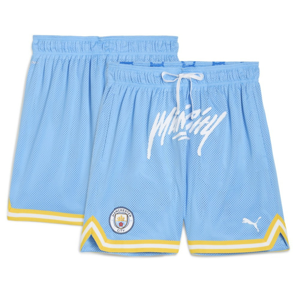Manchester City 2025 FIFA Club World Cup Hoops Reversible Shorts Light Blue | Puma discount