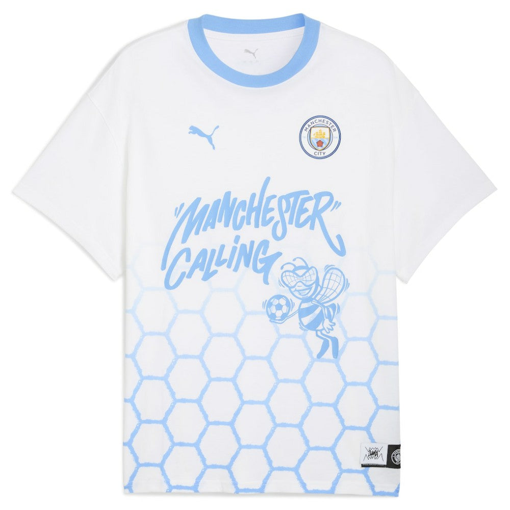 Manchester City 2025 FIFA Club World Cup Hoops T-Shirt White | Puma Online