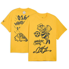 Manchester City 2025 FIFA Club World Cup Hoops T-Shirt Yellow | Puma online