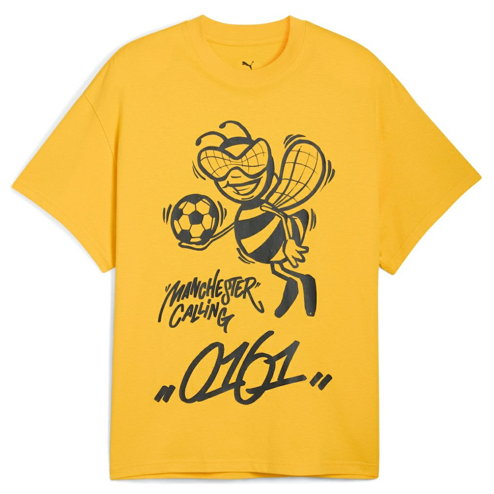 Manchester City 2025 FIFA Club World Cup Hoops T-Shirt Yellow | Puma online