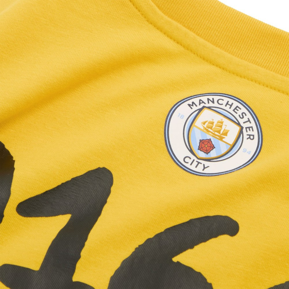 Manchester City 2025 FIFA Club World Cup Hoops T-Shirt Yellow | Puma online