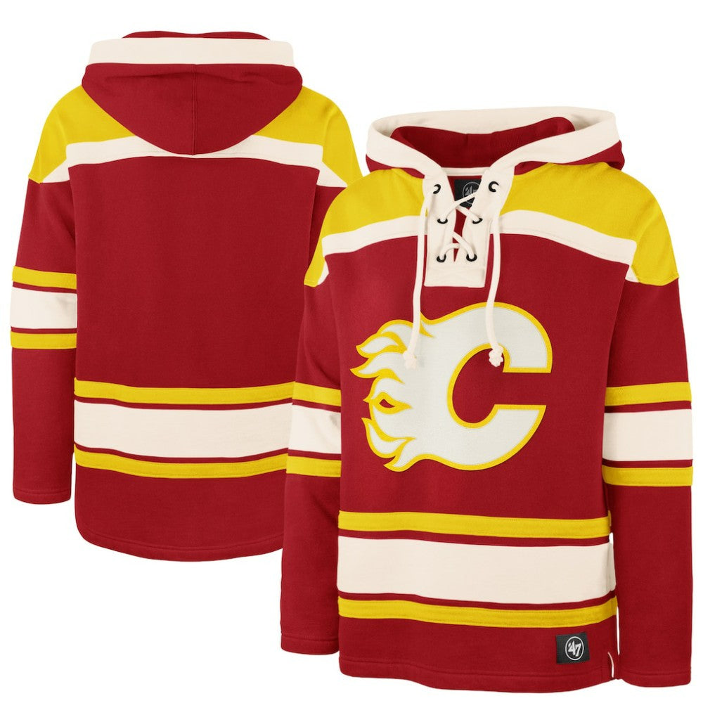 Calgary Flames '47 Superior Lacer Hoodie - Red - NHL