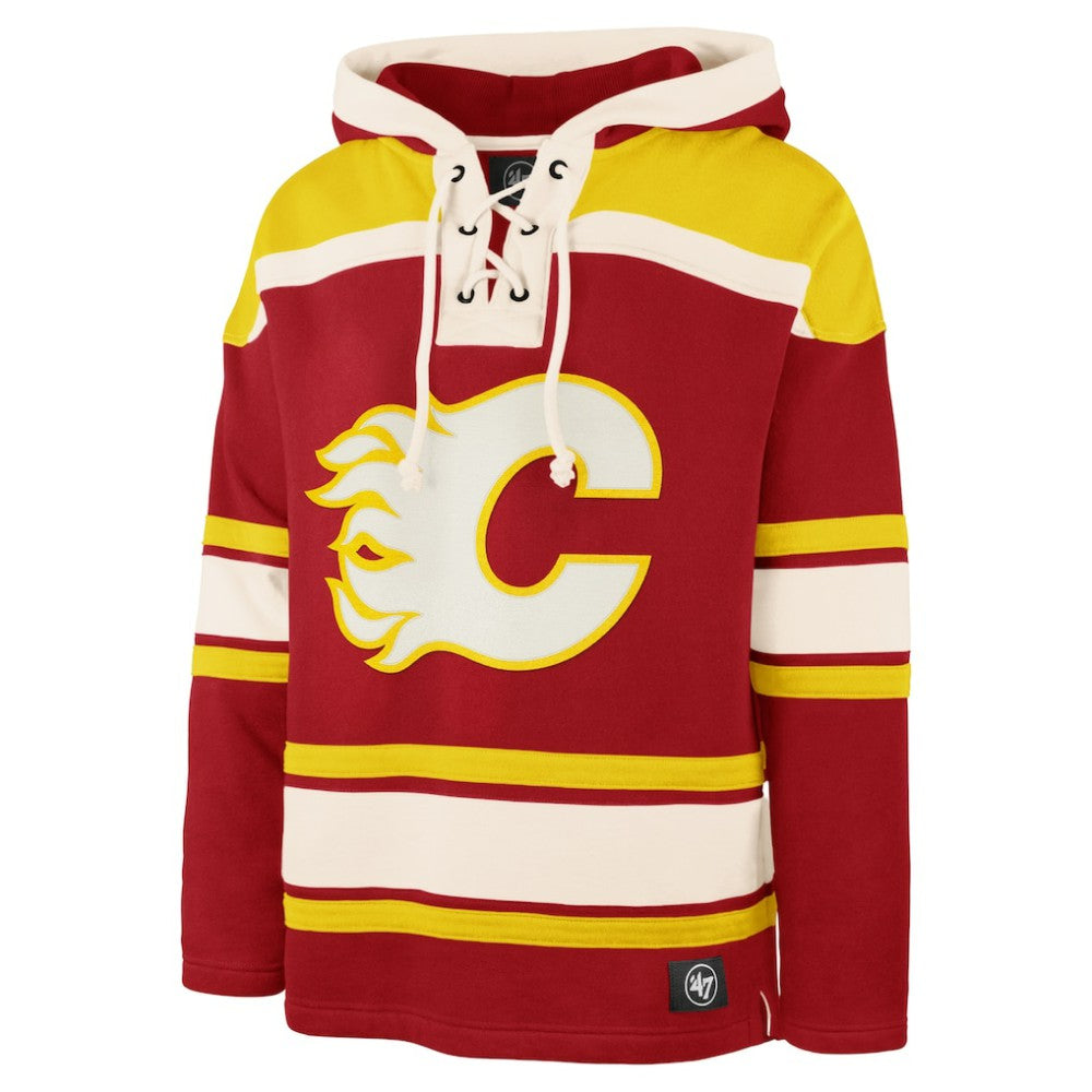 Calgary Flames '47 Superior Lacer Hoodie - Red - NHL