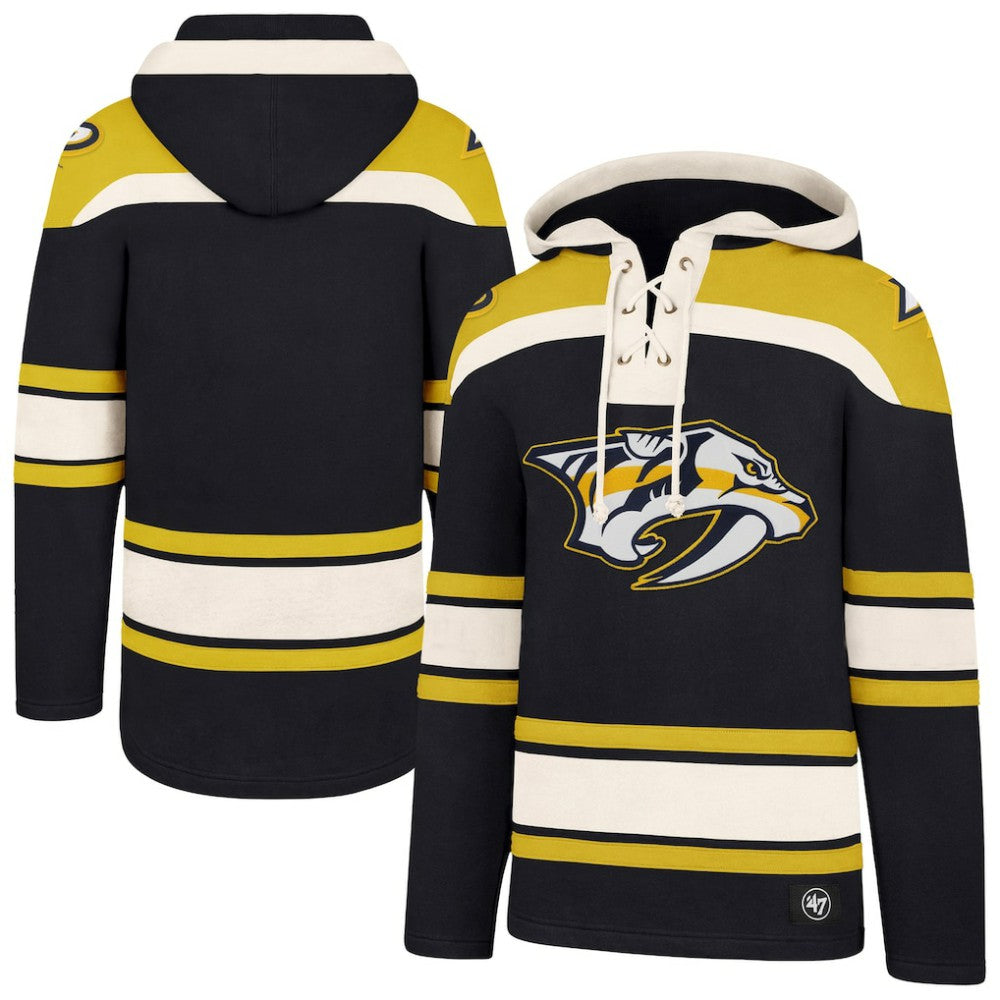 Nashville Predators '47 Superior Lacer Hoodie - Black - NHL