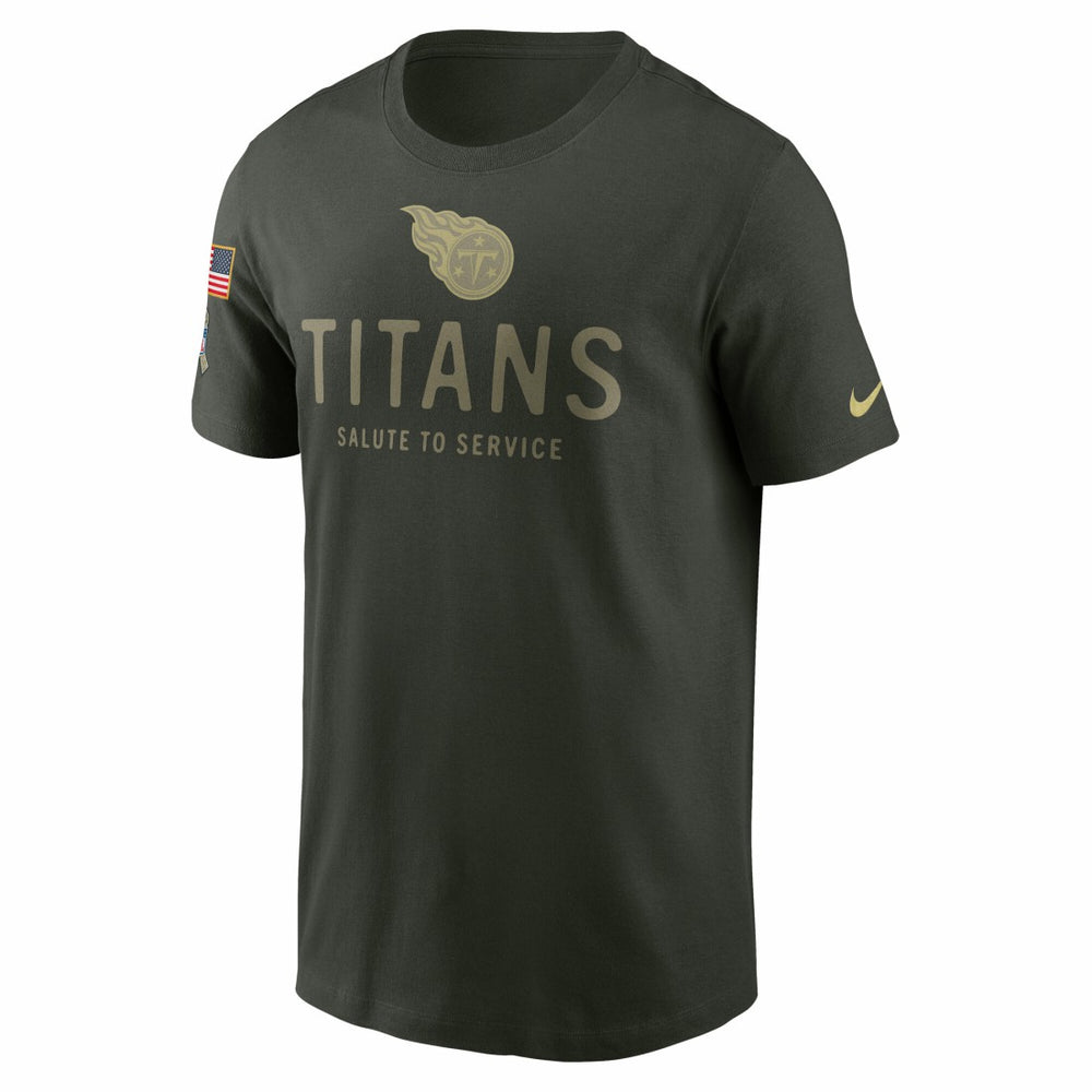 Tennessee Titans 2025 Salute to Service Sideline Primary Edge Dri-FIT T-Shirt Forest Green | Nike for Sale