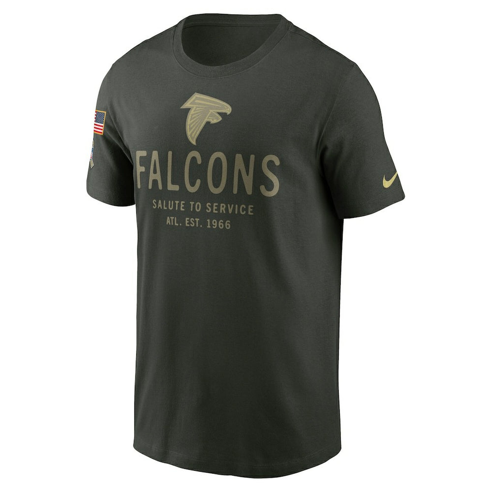 Atlanta Falcons 2025 Salute to Service Sideline Primary Edge Dri-FIT T-Shirt Forest Green | Nike for Sale