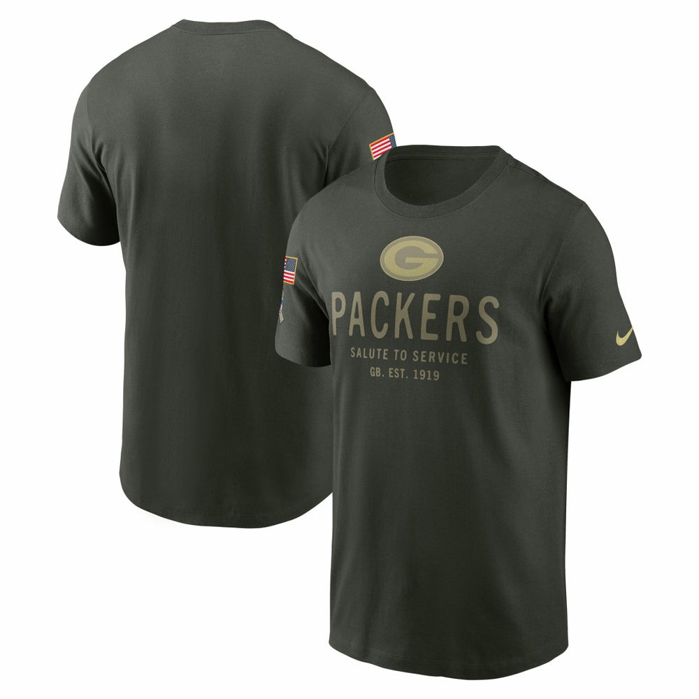 Green Bay Packers 2025 Salute to Service Sideline Primary Edge Dri-FIT T-Shirt Forest Green | Nike for Sale