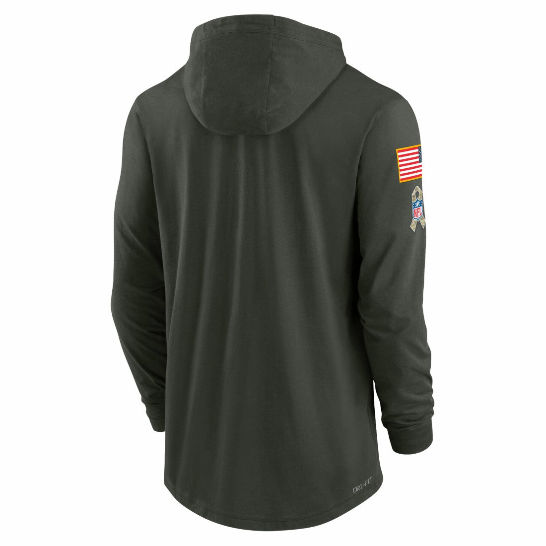 Detroit Lions 2025 Salute to Service Sideline Dri-FIT Lightweight Hooded Pullover Forest Green | Nike for Sale