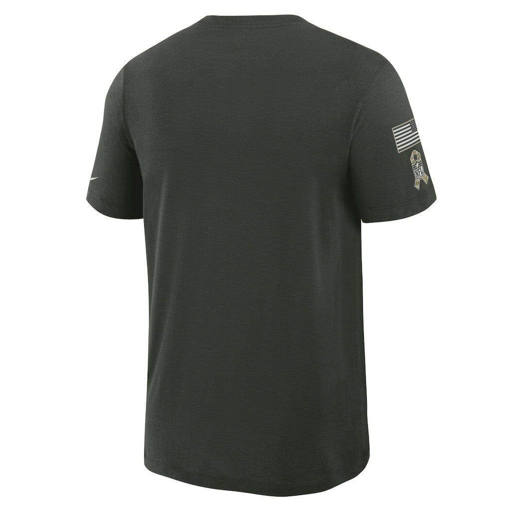 Atlanta Falcons 2025 Salute to Service Sideline Slub Dri-FIT T-Shirt Dark Green | Nike for Sale