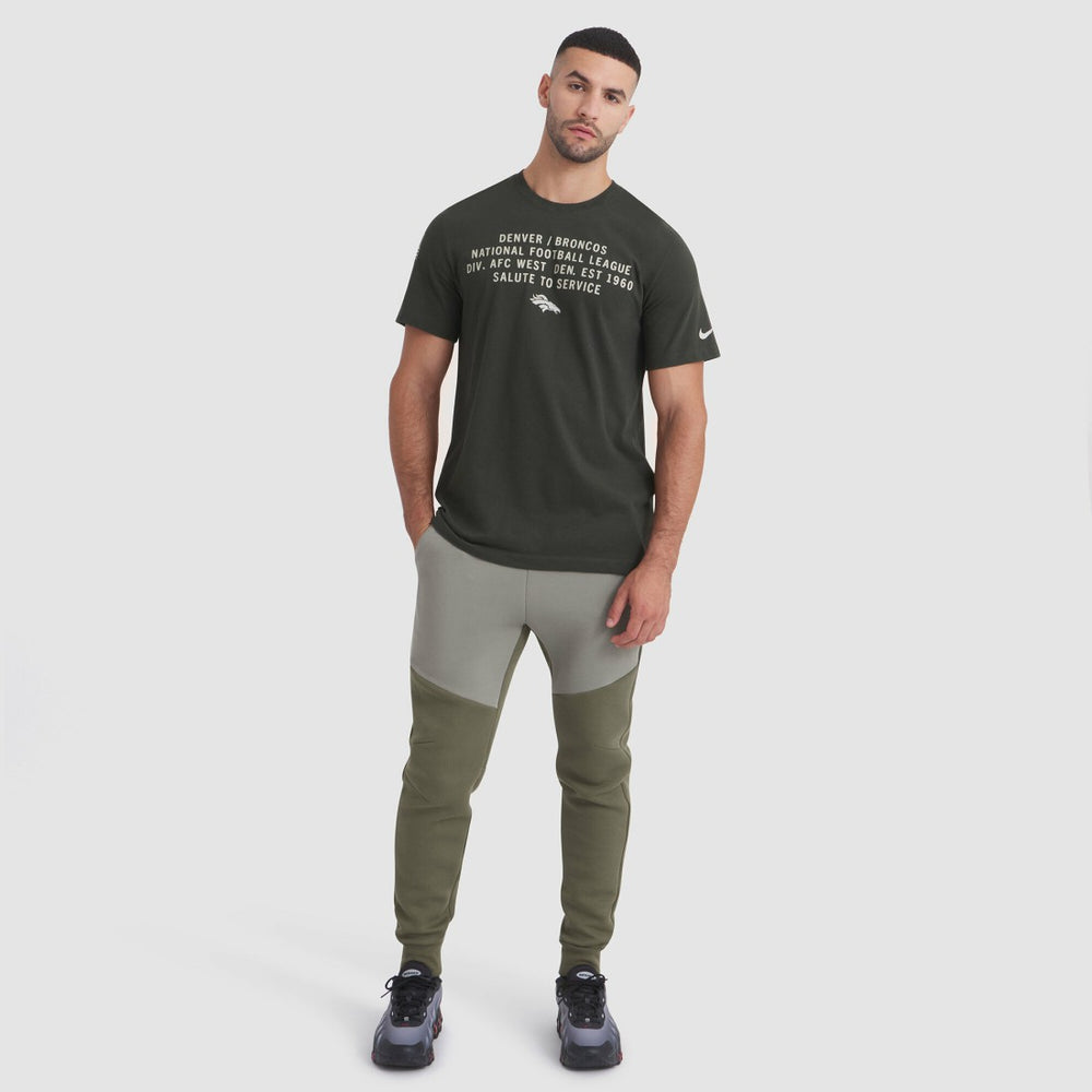 Denver Broncos 2025 Salute to Service Sideline Slub Dri-FIT T-Shirt Forest Green | Nike for Sale