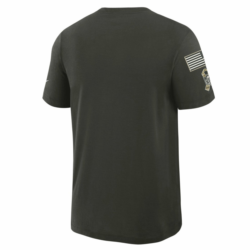 Green Bay Packers 2025 Salute to Service Sideline Slub Dri-FIT T-Shirt Forest Green | Nike for Sale
