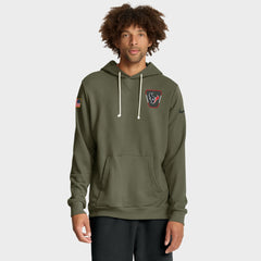 Houston Texans 2025 Salute to Service Sideline Standard Issue Dri-FIT Hoodie Olive | Nike for Sale