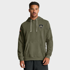 New Orleans Saints 2025 Salute to Service Sideline Standard Issue Dri-FIT Hoodie Olive | Nike for Sale