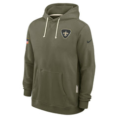 New Orleans Saints 2025 Salute to Service Sideline Standard Issue Dri-FIT Hoodie Olive | Nike for Sale