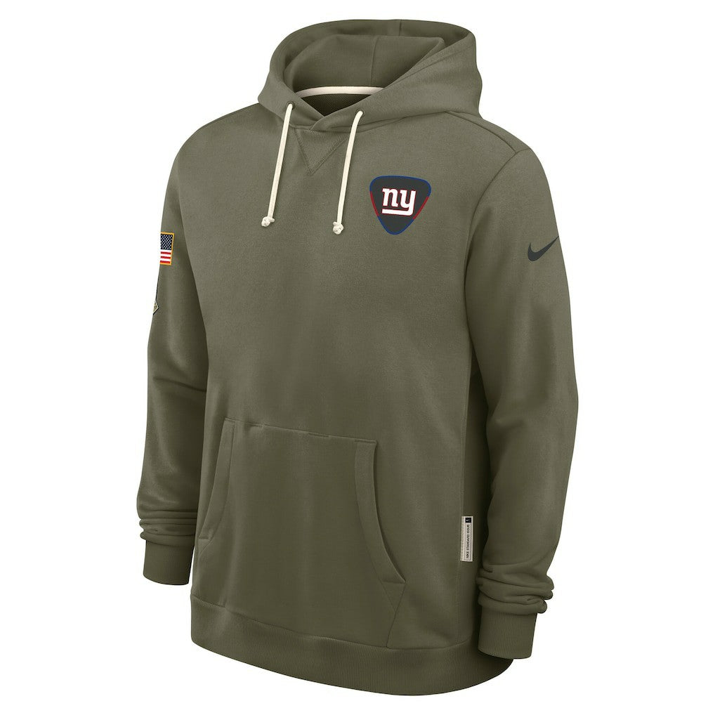 New York Giants 2025 Salute to Service Sideline Standard Issue Dri-FIT Hoodie Olive | Nike for Sale