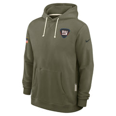 New York Giants 2025 Salute to Service Sideline Standard Issue Dri-FIT Hoodie Olive | Nike for Sale