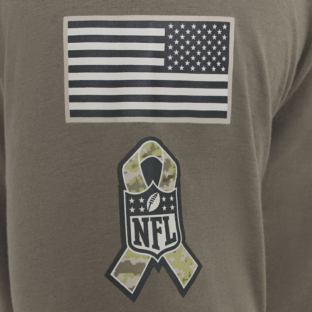 Miami Dolphins 2025 Salute to Service Sideline Long Sleeve T-Shirt Olive | Nike for Sale