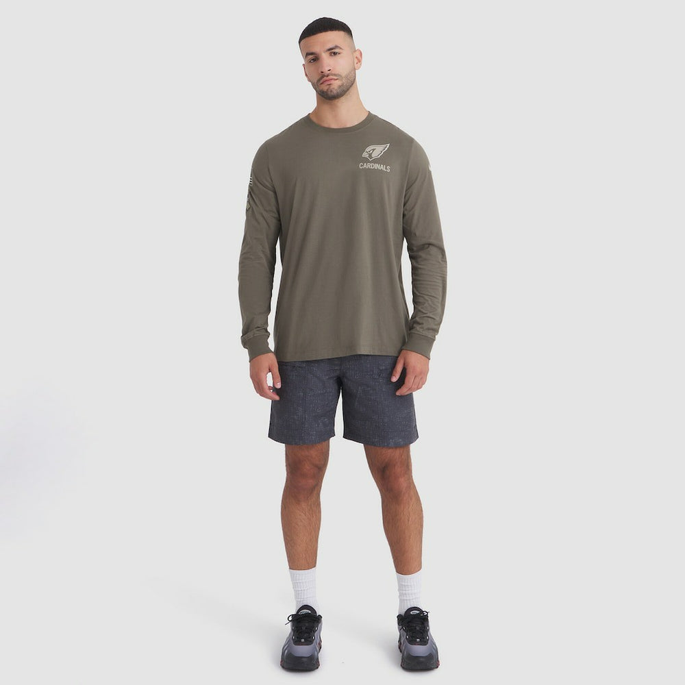 Arizona Cardinals 2025 Salute to Service Sideline Long Sleeve T-Shirt Olive | Nike for Sale