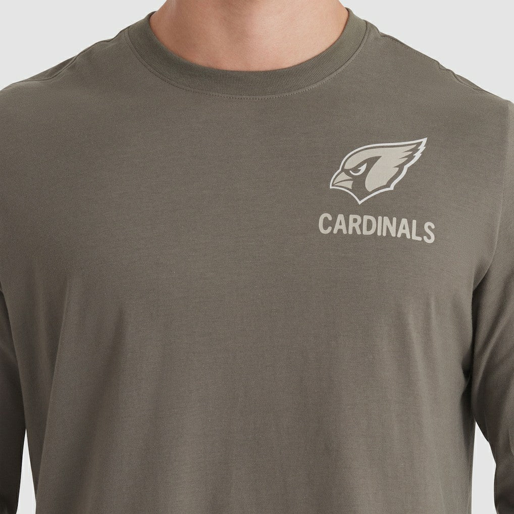 Arizona Cardinals 2025 Salute to Service Sideline Long Sleeve T-Shirt Olive | Nike for Sale