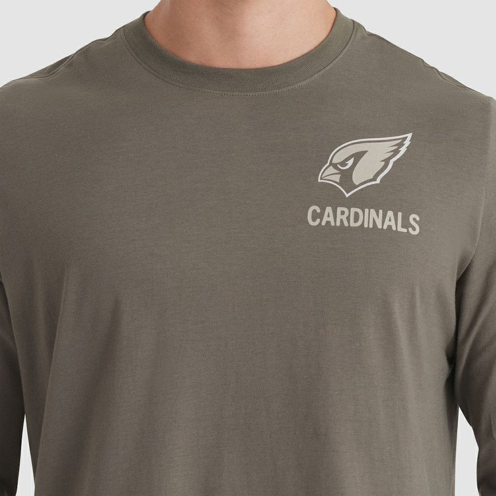 Arizona Cardinals 2025 Salute to Service Sideline Long Sleeve T-Shirt Olive | Nike for Sale