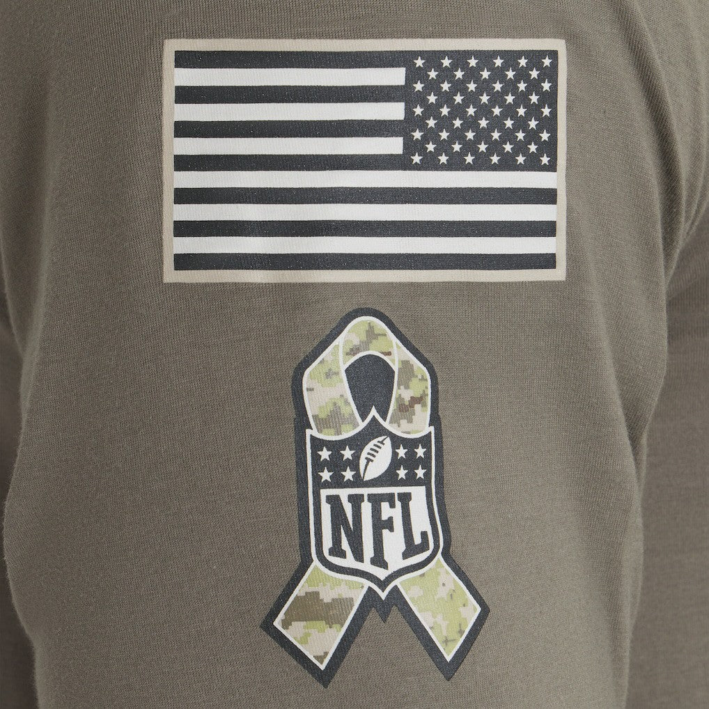 Arizona Cardinals 2025 Salute to Service Sideline Long Sleeve T-Shirt Olive | Nike for Sale