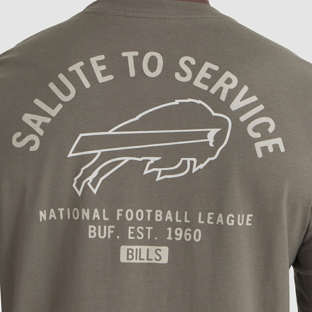 Buffalo Bills 2025 Salute to Service Sideline Long Sleeve T-Shirt Olive | Nike for Sale