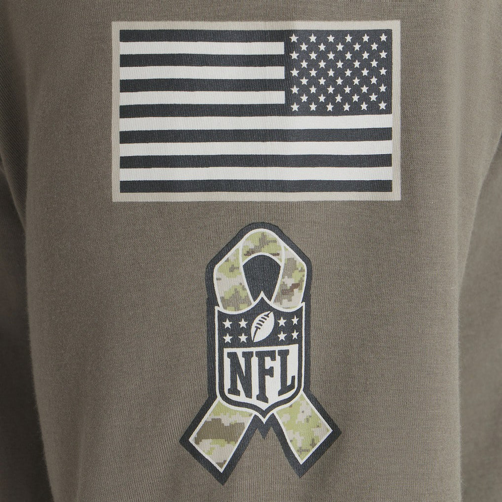 Cleveland Browns 2025 Salute to Service Sideline Long Sleeve T-Shirt Olive | Nike for Sale