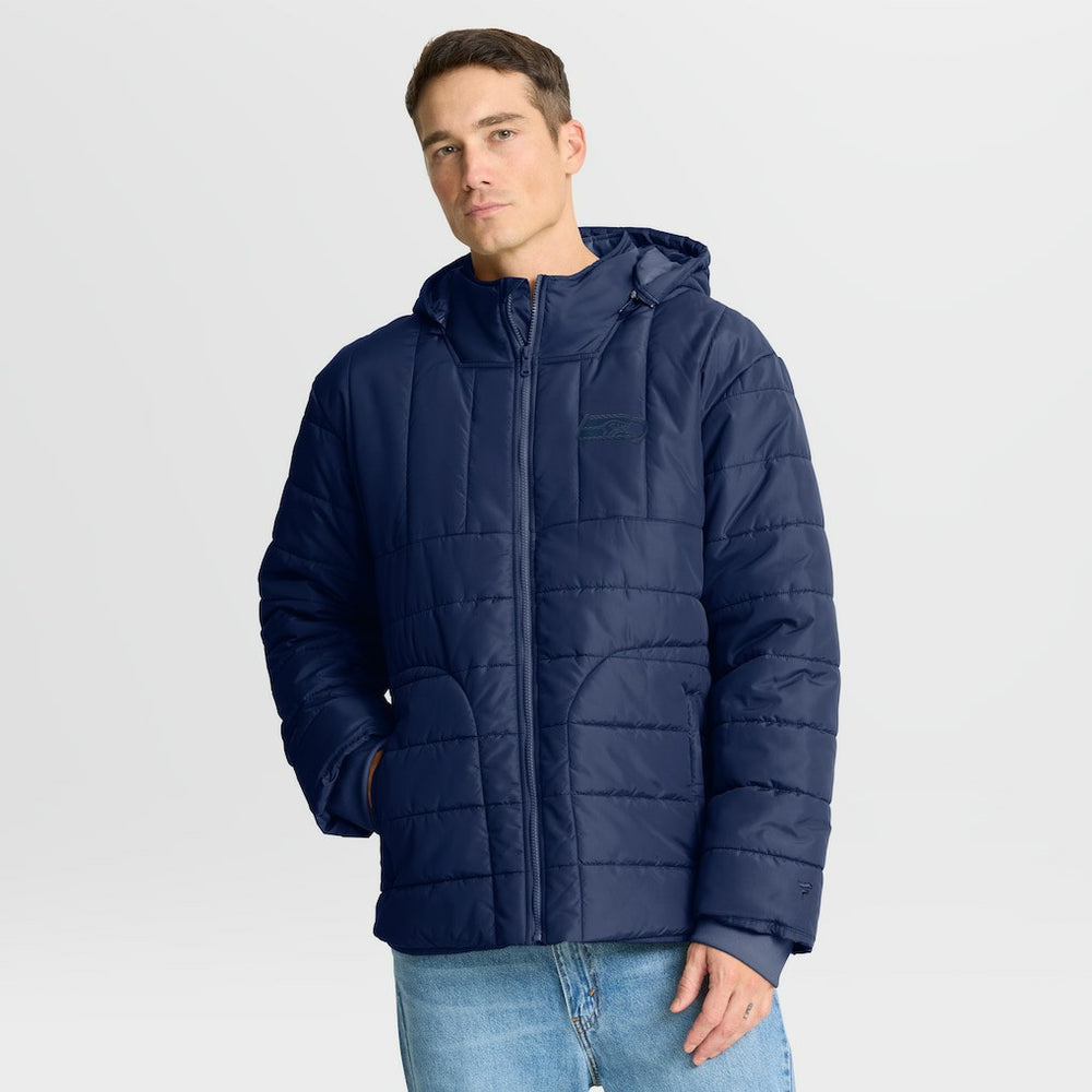 Seattle Seahawks Full-Zip Hooded Jacket College Navy | Fanatics