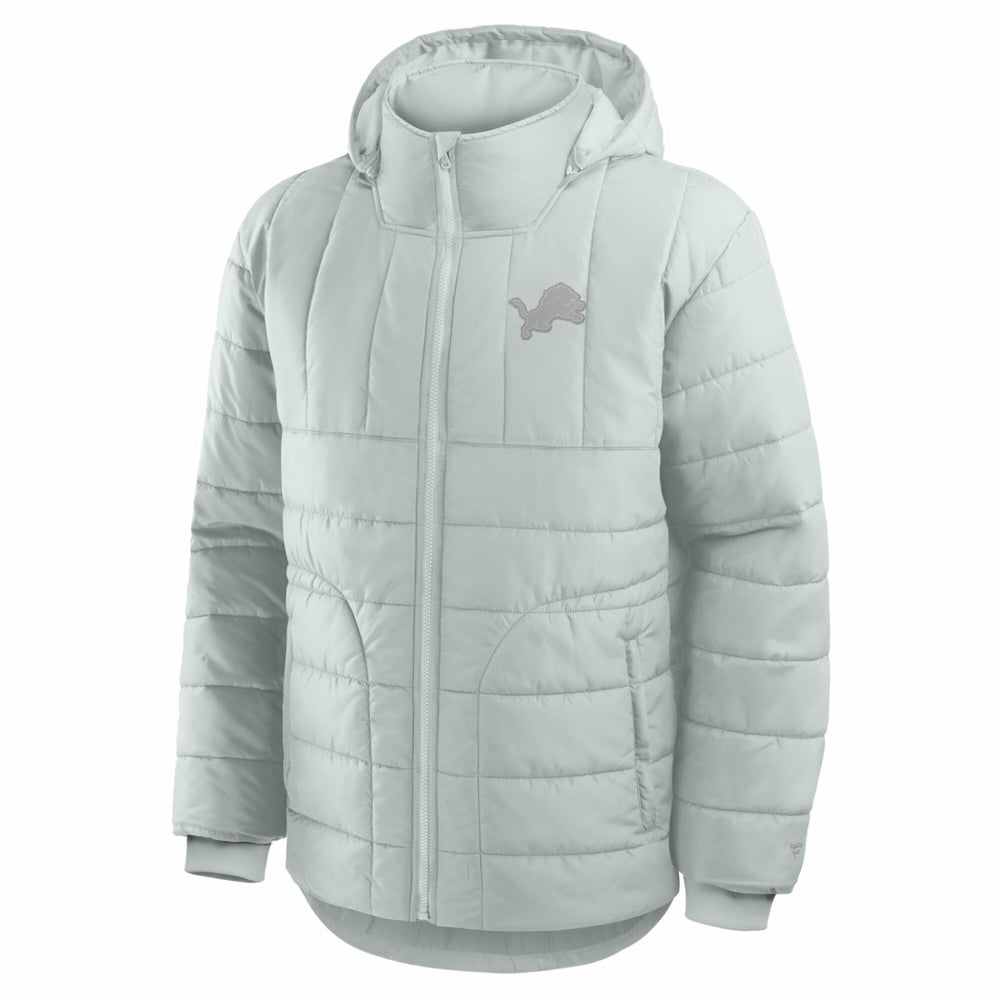 Detroit Lions Full-Zip Hooded Jacket Gray | Fanatics