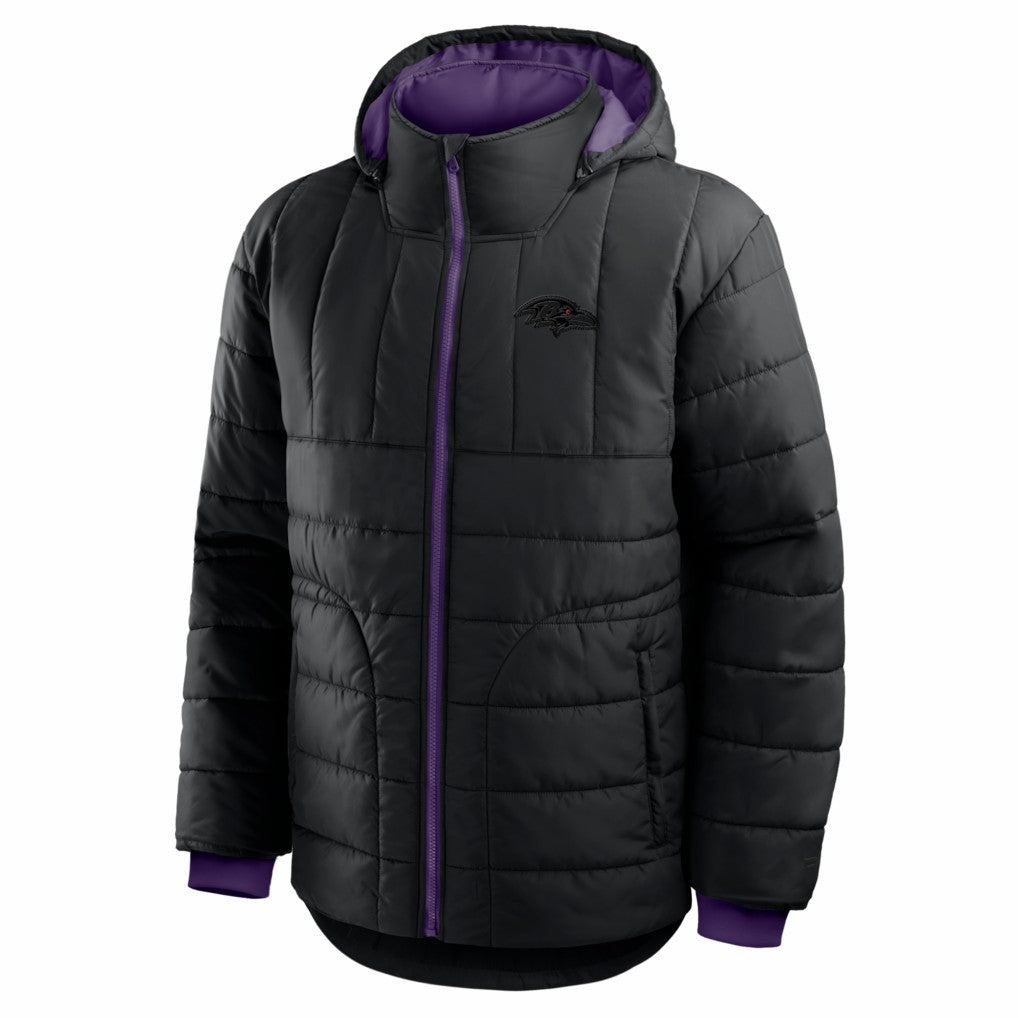 Baltimore Ravens Full-Zip Hooded Jacket Black | Fanatics