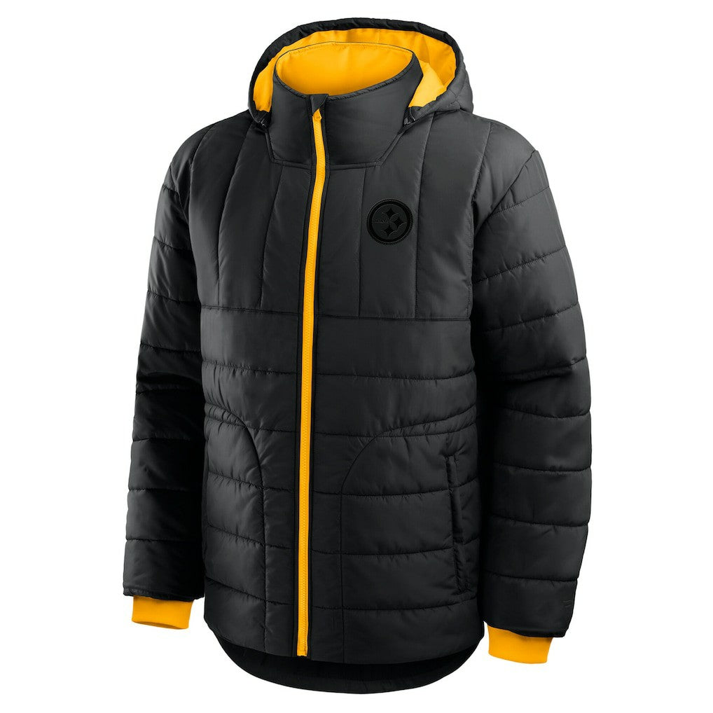 Pittsburgh Steelers Full-Zip Hooded Jacket Black | Fanatics