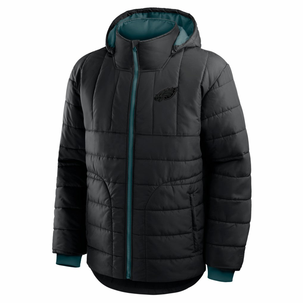 Philadelphia Eagles Full-Zip Hooded Jacket Black | Fanatics