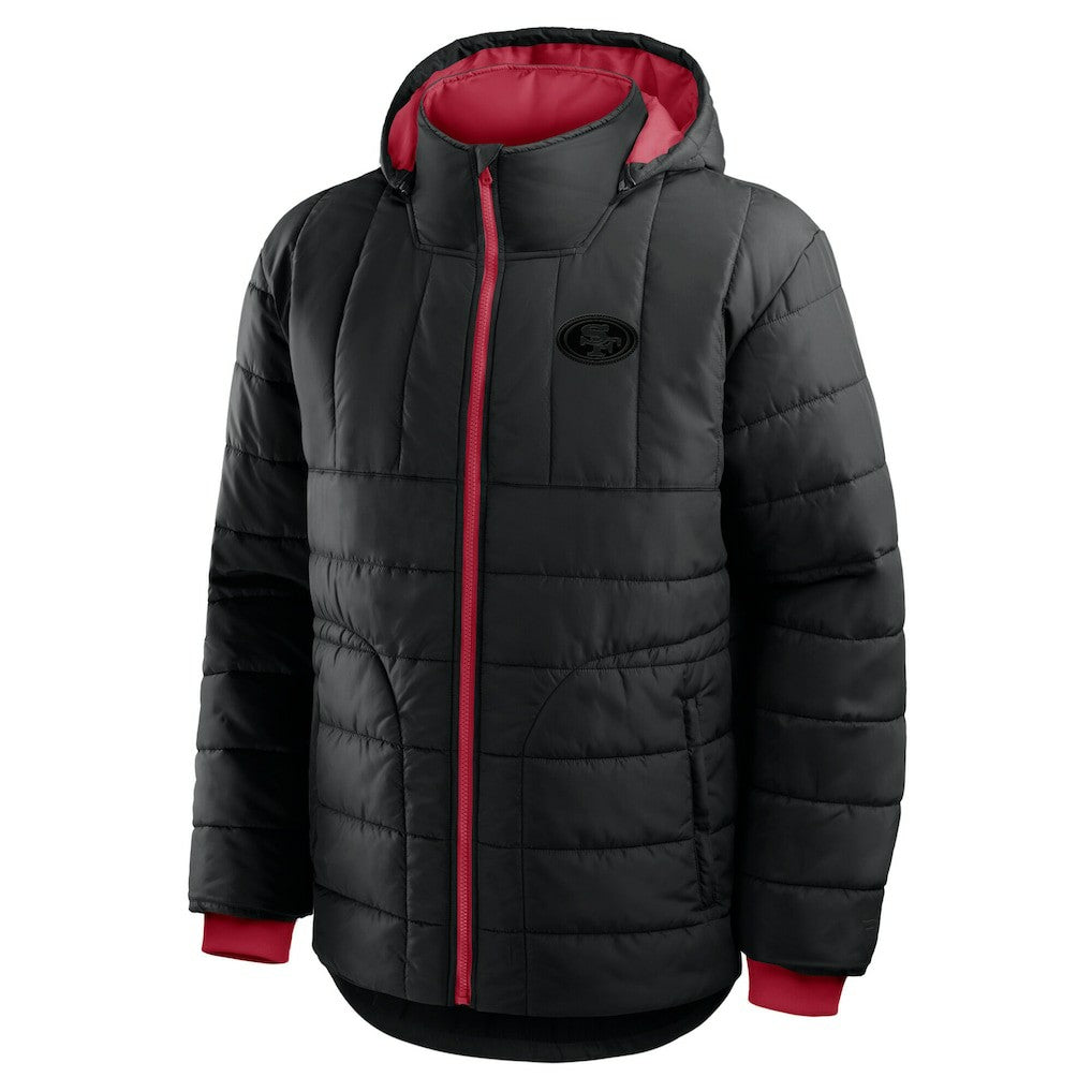 San Francisco 49ers Full-Zip Hooded Jacket Black | Fanatics