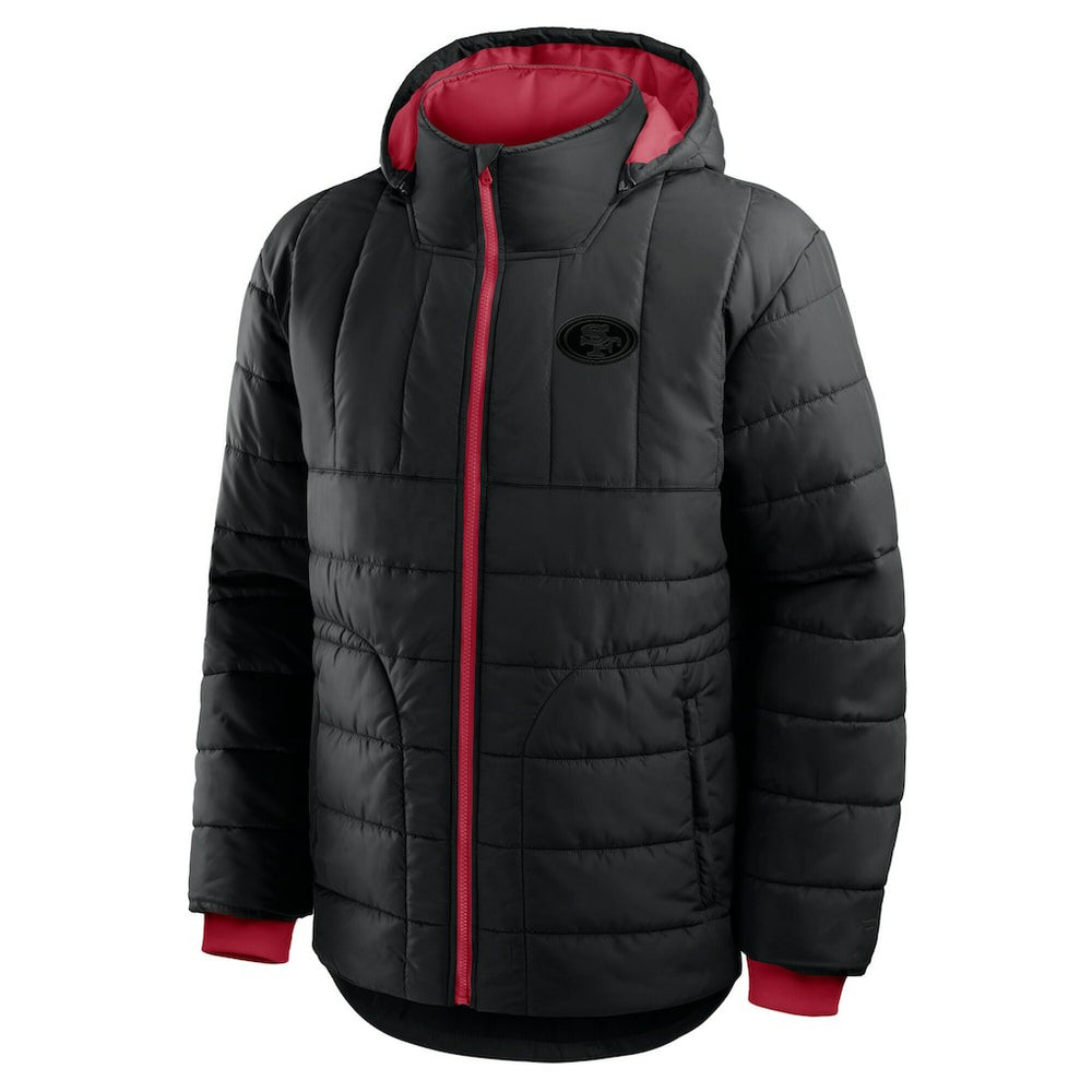 San Francisco 49ers Full-Zip Hooded Jacket Black | Fanatics