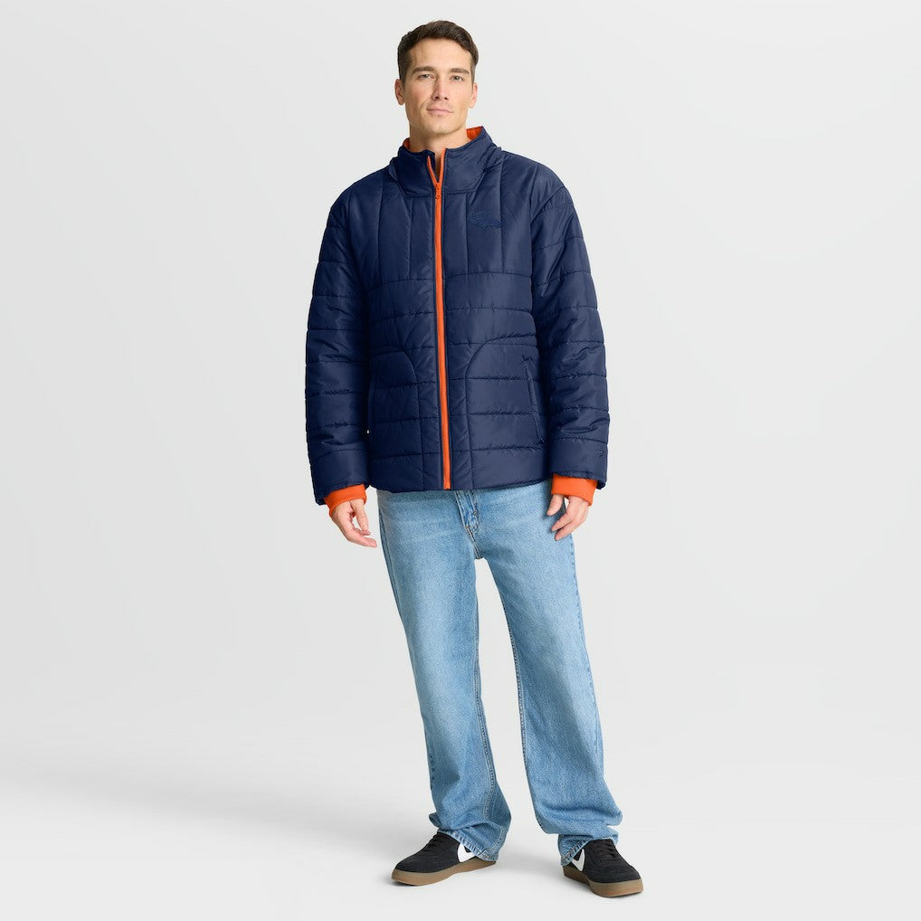 Denver Broncos Full-Zip Hooded Jacket Navy | Fanatics