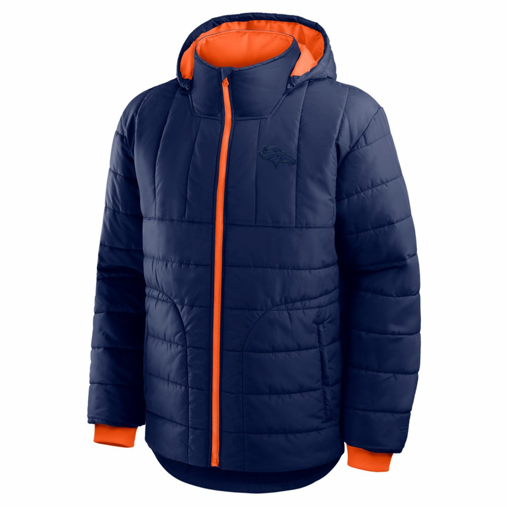 Denver Broncos Full-Zip Hooded Jacket Navy | Fanatics