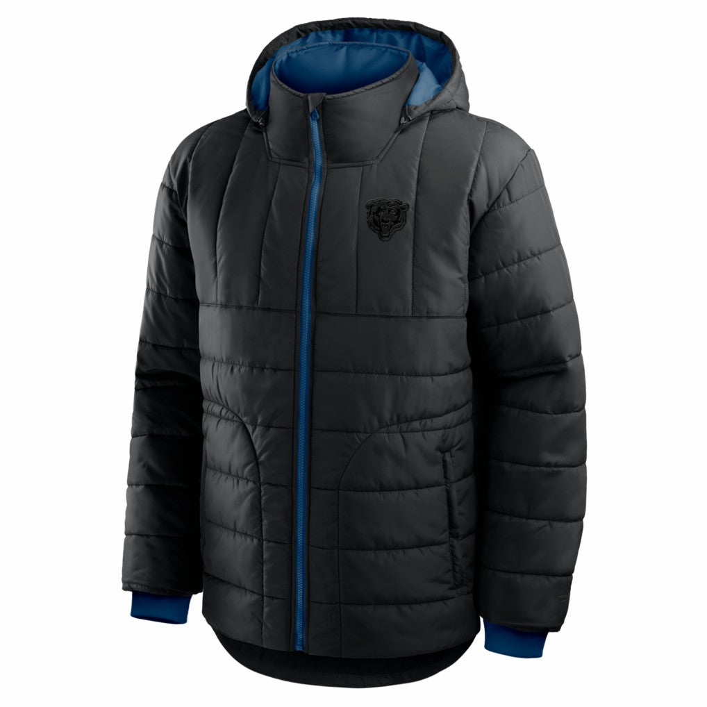 Chicago Bears Full-Zip Hooded Jacket Black | Fanatics