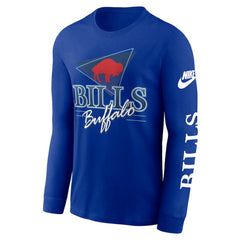 Buffalo Bills Rewind Long Sleeve T-Shirt Royal | Nike for Sale