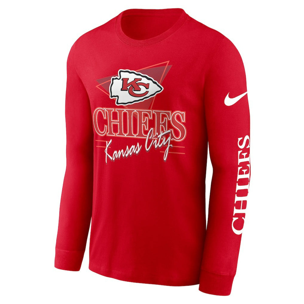 Kansas City Chiefs Rewind Long Sleeve T-Shirt Red | Nike for Sale