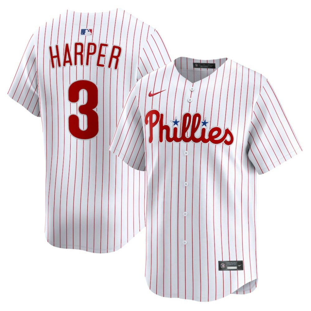 Bryce Harper Philadelphia Phillies Nike Home Limited Player Jersey - MLB