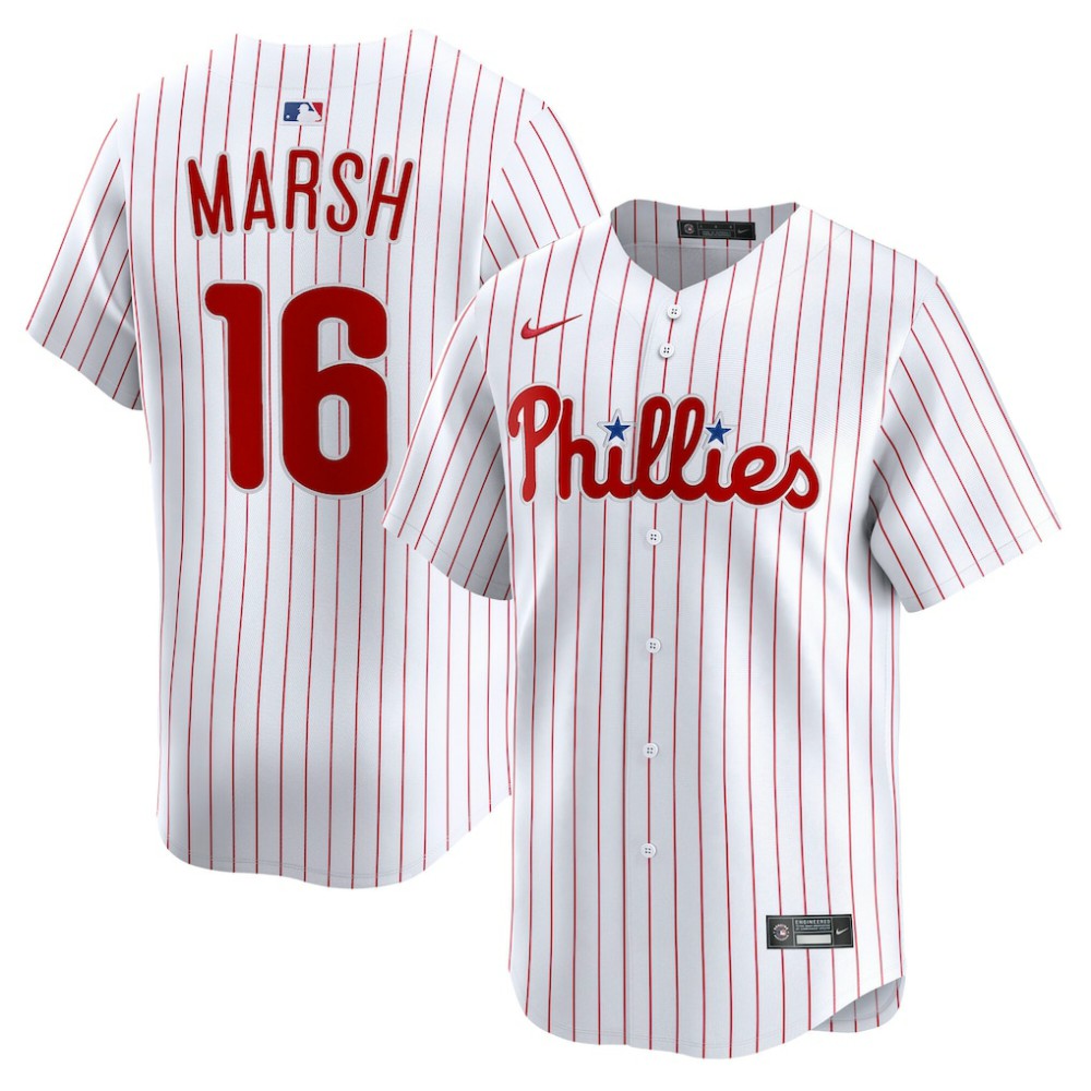 Brandon Marsh Philadelphia Phillies Nike Home Limited Player Jersey - MLB