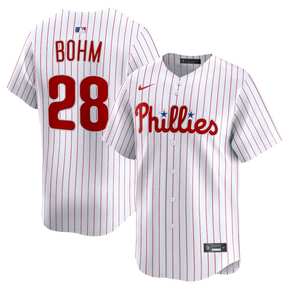 Alec Bohm Philadelphia Phillies Nike Home Limited Player Jersey - MLB