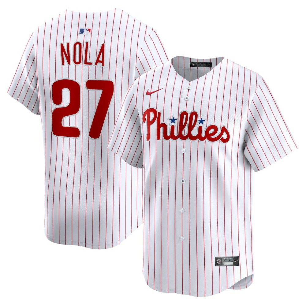 Aaron Nola Philadelphia Phillies Nike Home Limited Player Jersey - MLB