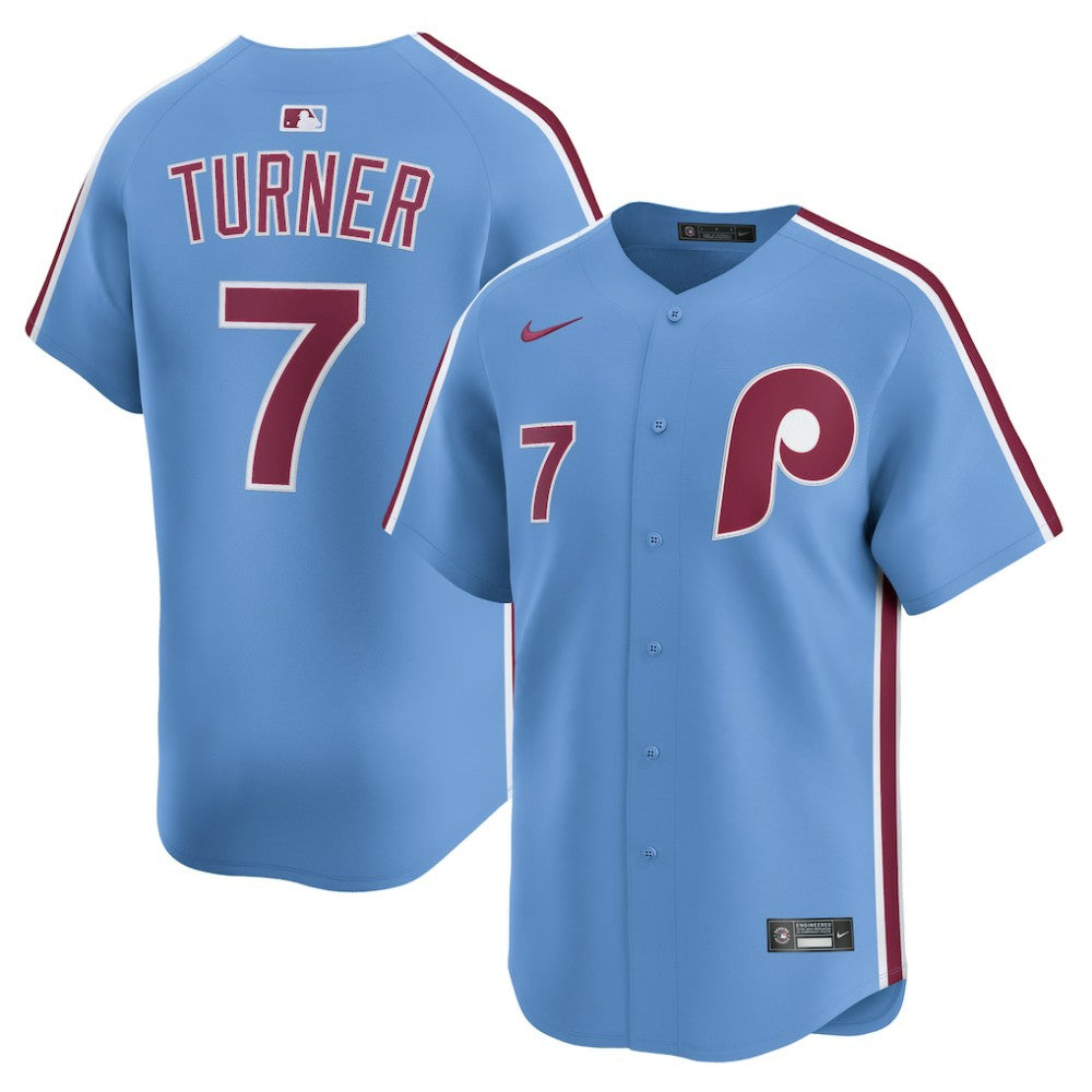 Trea Turner Philadelphia Phillies Nike Alternate Limited Player Jersey - MLB