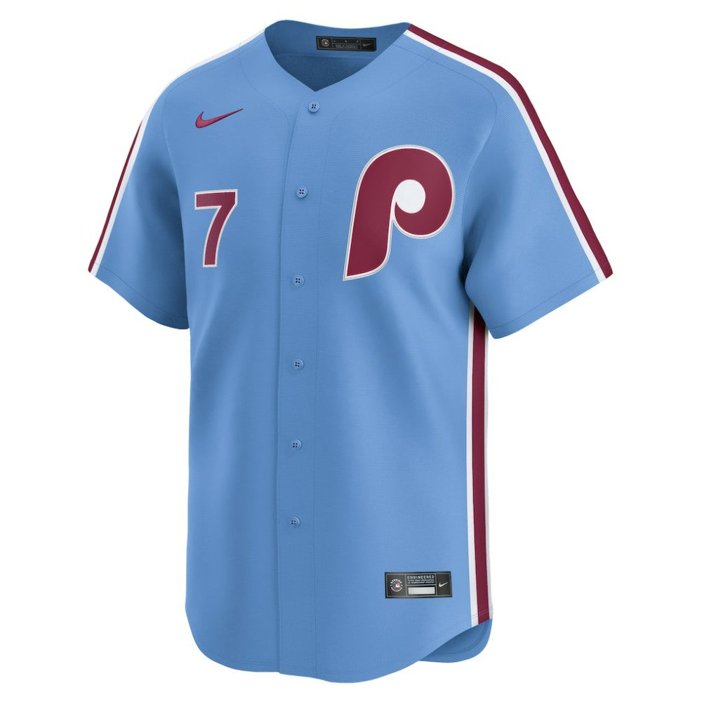 Trea Turner Philadelphia Phillies Nike Alternate Limited Player Jersey - MLB