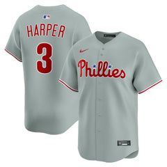 Bryce Harper Philadelphia Phillies Nike Road Limited Player Jersey - MLB