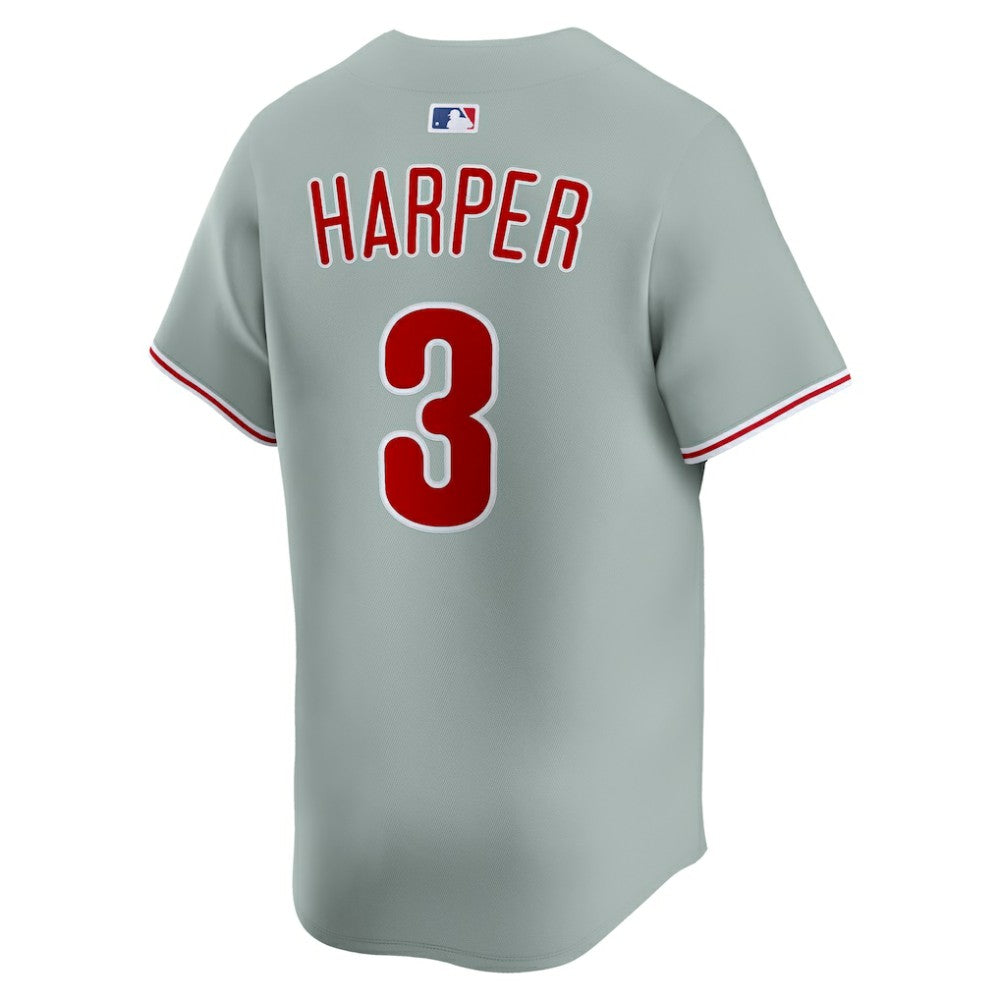 Bryce Harper Philadelphia Phillies Nike Road Limited Player Jersey - MLB